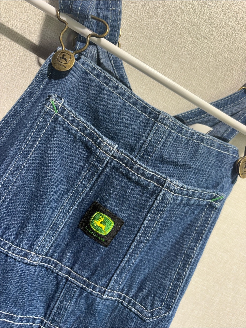 John Deere Blue Denim Relaxed boys Jeans Overalls